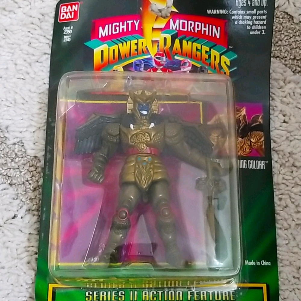 Rare Power Rangers Goldar action figure